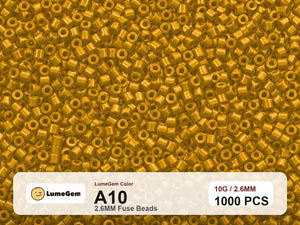 LumeGem A10 Yellow A10 2.6mm fuse beads