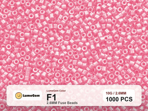 LumeGem F1 Red F1 2.6mm fuse beads