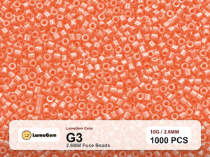 LumeGem G3 Orange G3 2.6mm fuse beads
