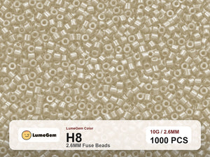 LumeGem H8 Neutral H8 2.6mm fuse beads