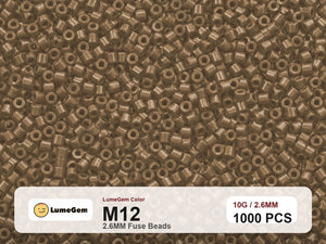 LumeGem M12 Neutral M12 2.6mm fuse beads