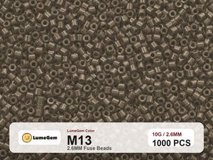 LumeGem M13 Neutral M13 2.6mm fuse beads