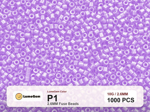 LumeGem P1 Purple P1 2.6mm fuse beads