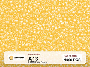 LumeGem A13 Yellow A13 2.6mm fuse beads