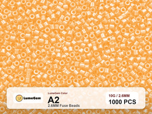LumeGem A2 Yellow A2 2.6mm fuse beads