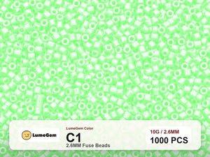 LumeGem C1 Blue C1 2.6mm fuse beads