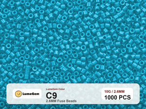LumeGem C9 Blue C9 2.6mm fuse beads