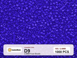 LumeGem D9 Purple D9 2.6mm fuse beads