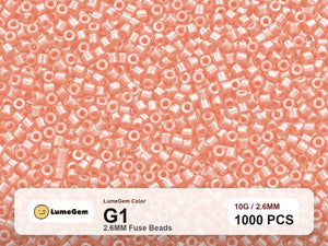 LumeGem G1 Orange G1 2.6mm fuse beads