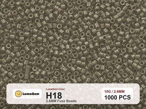 LumeGem H18 Neutral H18 2.6mm fuse beads