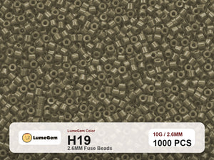 LumeGem H19 Neutral H19 2.6mm fuse beads