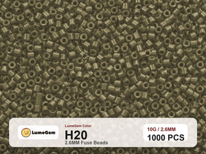 LumeGem H20 Neutral H20 2.6mm fuse beads