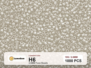 LumeGem H6 Neutral H6 2.6mm fuse beads