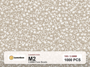 LumeGem M2 Neutral M2 2.6mm fuse beads
