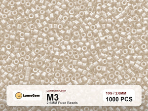LumeGem M3 Neutral M3 2.6mm fuse beads
