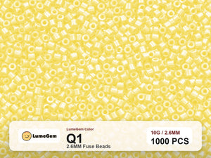 LumeGem Q1 Yellow Q1 2.6mm fuse beads