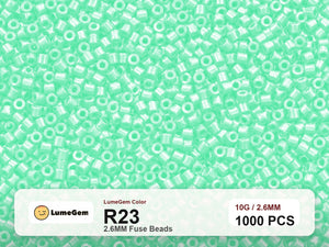 LumeGem R23 Green R23 2.6mm fuse beads